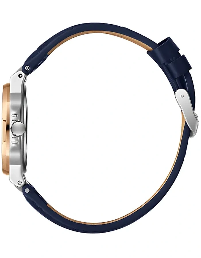 PP Nautilus Two-Tone Blue Leather Strap Watch – Luxury Men's Dress Wristwatch